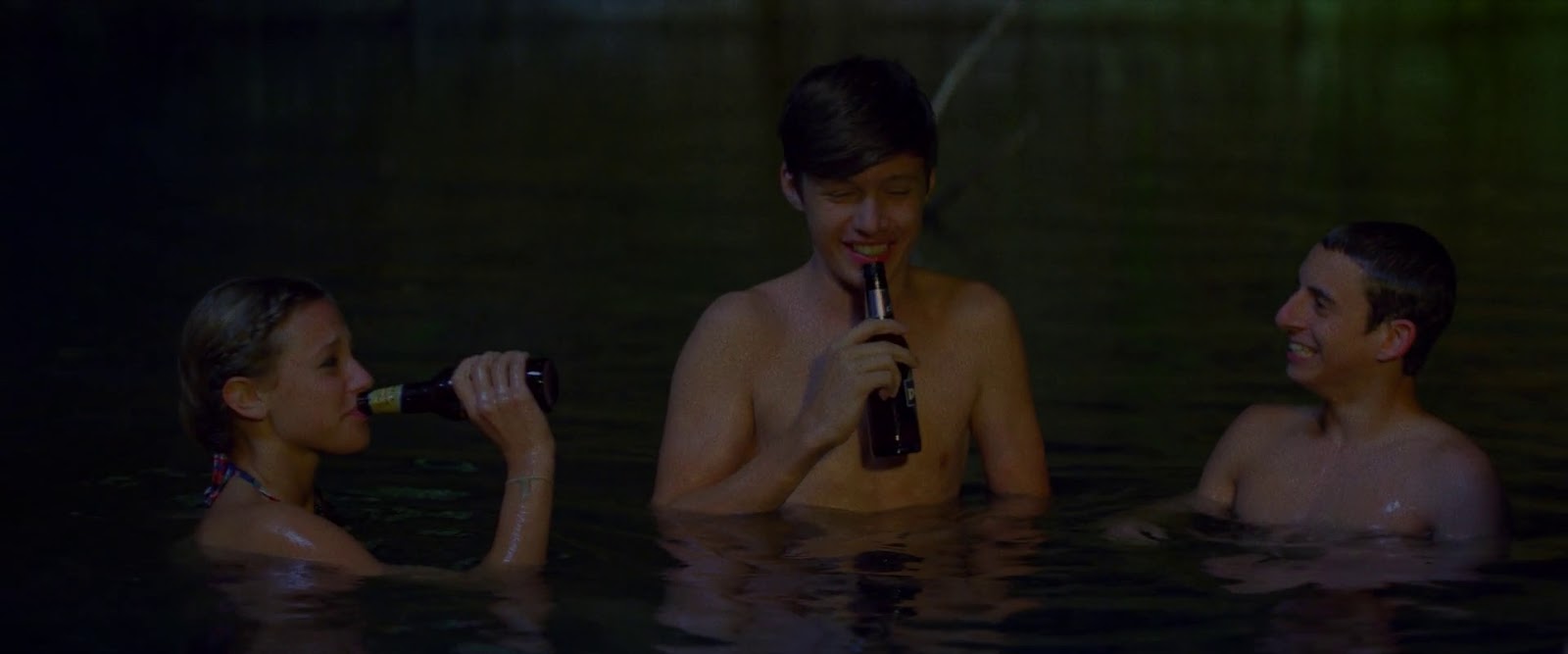 Nick Robinson - Shirtless & Barefoot in "The Kings of Summer"...
