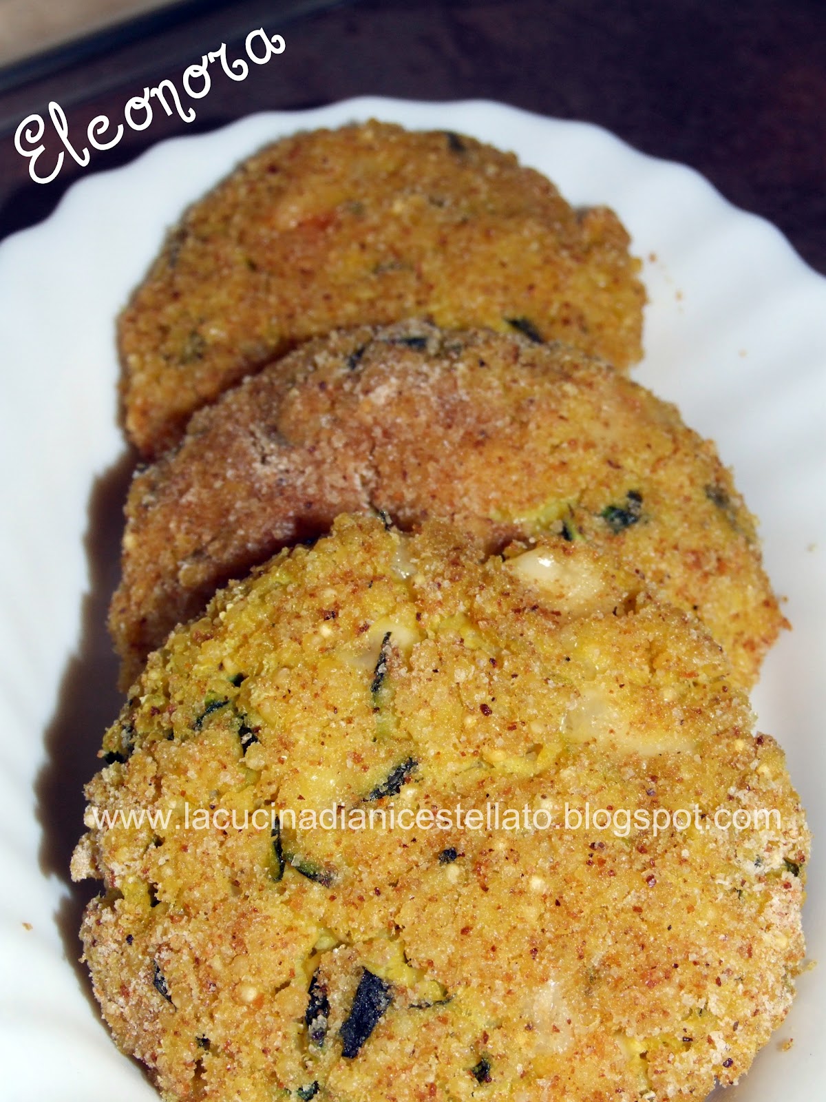 La cucina di AniceStellato HAMBURGER di MIGLIO e ZUCCHINE