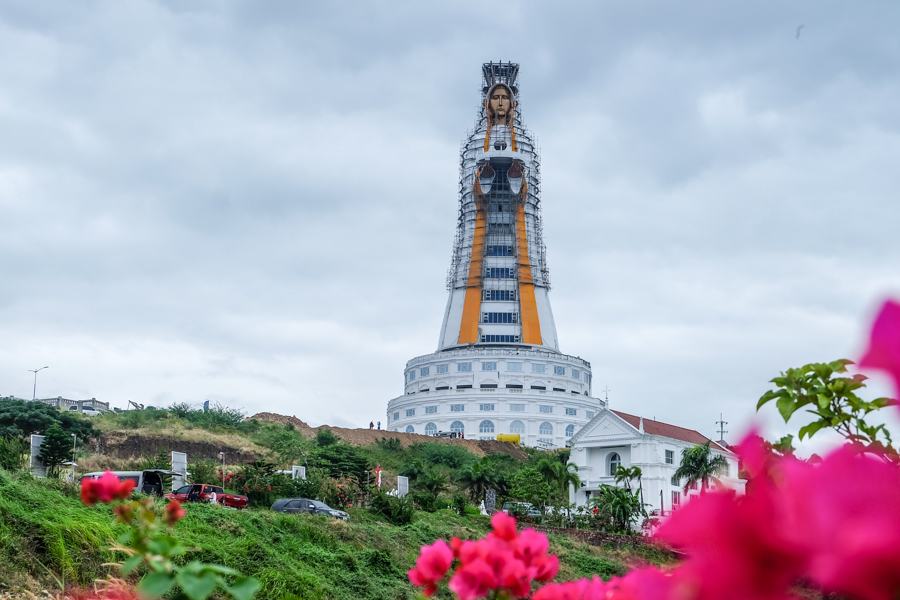 Tourist Attractions in Batangas Statue of Virgin Mary at Montemaria Shrine Escape Manila