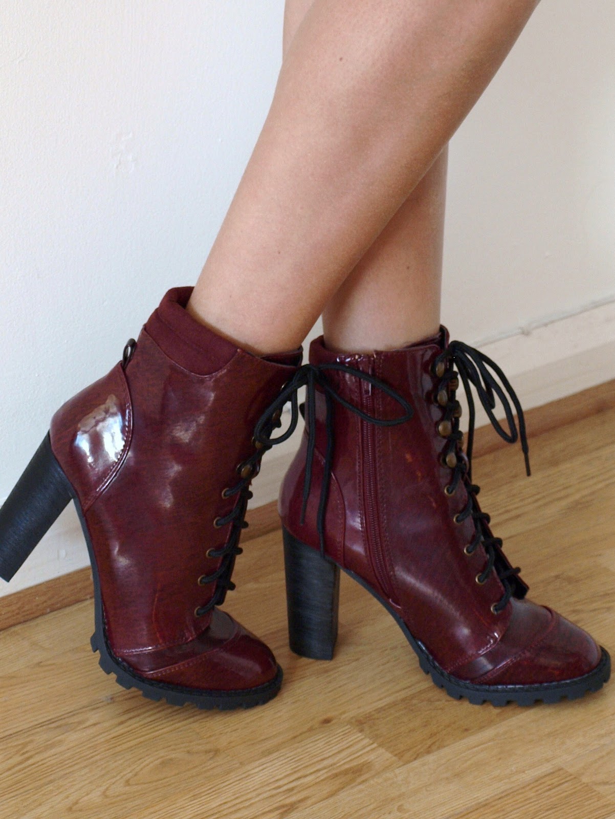 primark patent boots