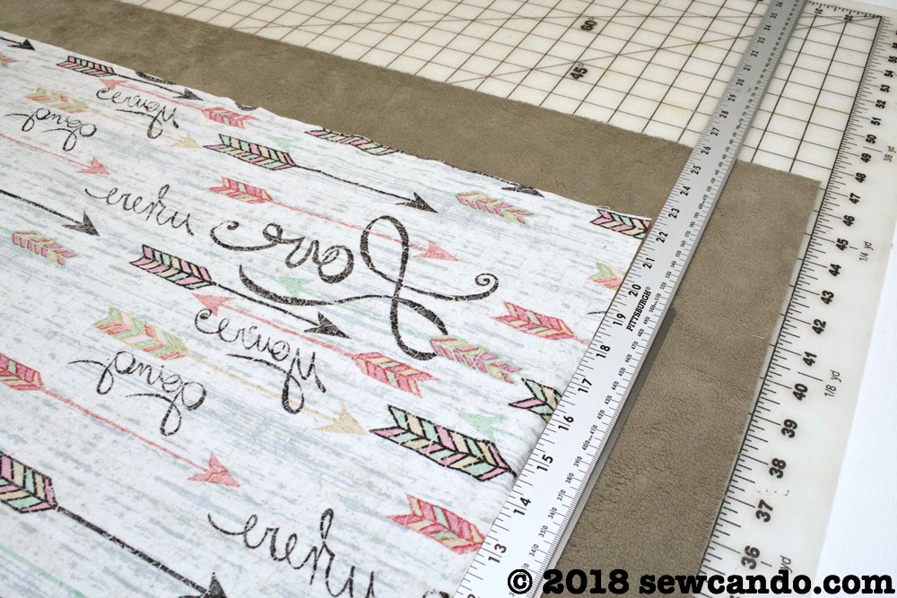 Sew Can Do Easy Project Time Love Cuddle Self Binding Blanket