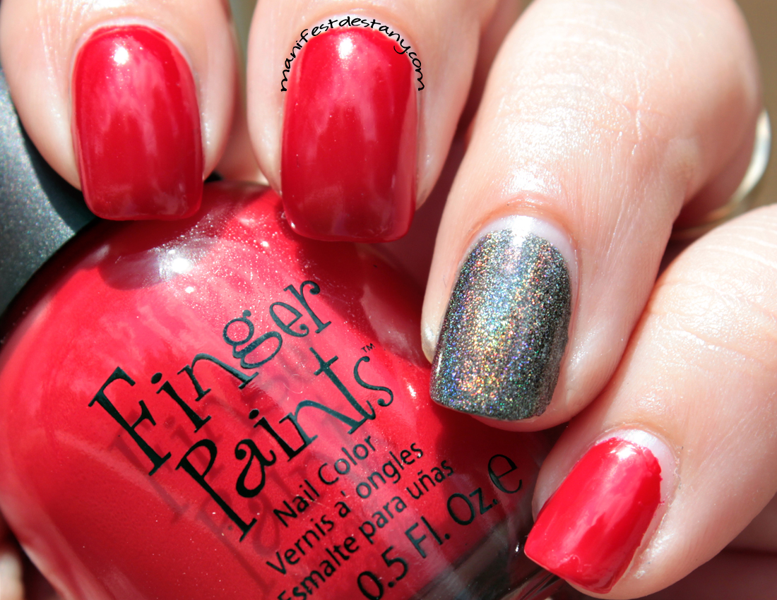 FingerPaints Expressionist Red Nail Color