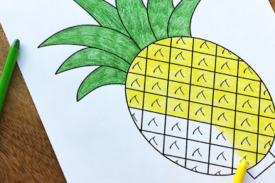 gambar mewarnai buah nanas terbaru Kembangkan Bakat Anak Melalui Gambar Mewarnai Buah Nanas