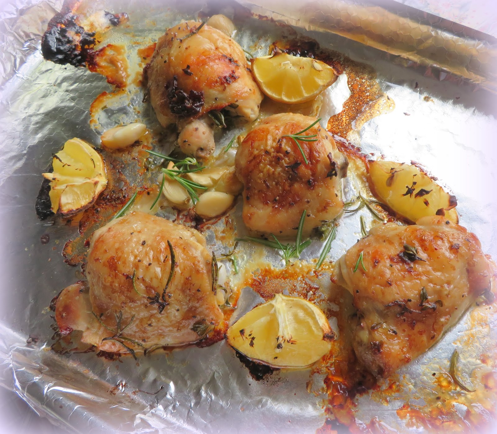 Lemon & Herb Roasted Chicken Thighs The English Kitchen