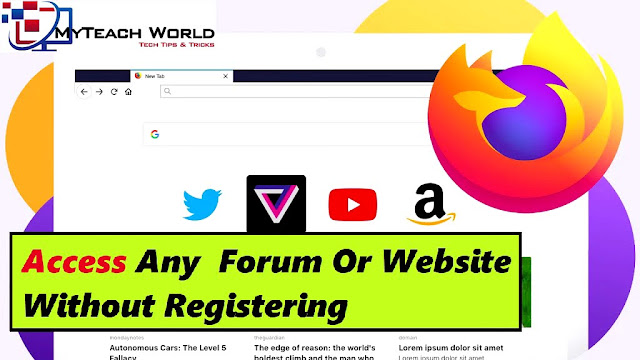 How to Access Any Website Or Forum Without Registering Using Googlebot And Firefox 2021 How to Access Any Website Or Forum Without Registering Using Googlebot And Firefox 2021