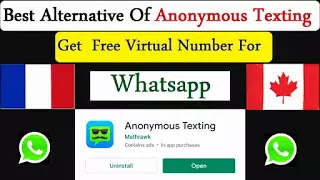 Best Alternative of Anonymous Texting | Create fake Whatsapp Account