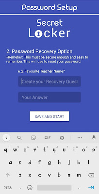 Recovery password kalkulator