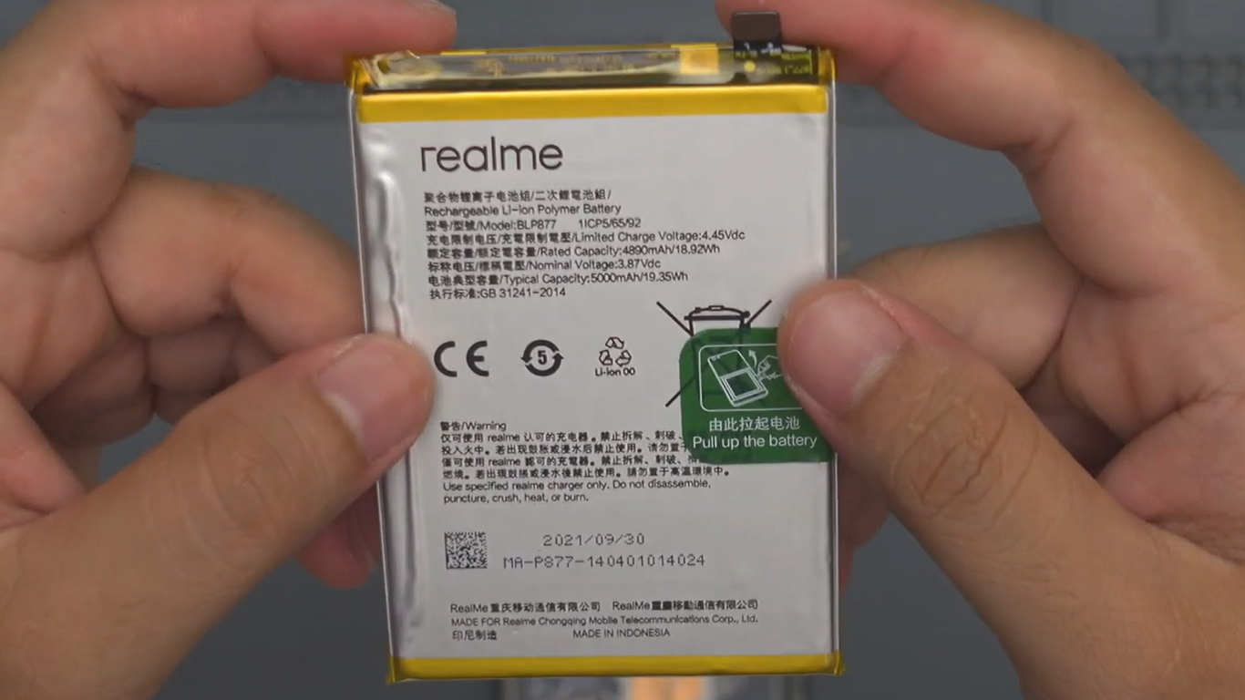 Baterail Realme 8i