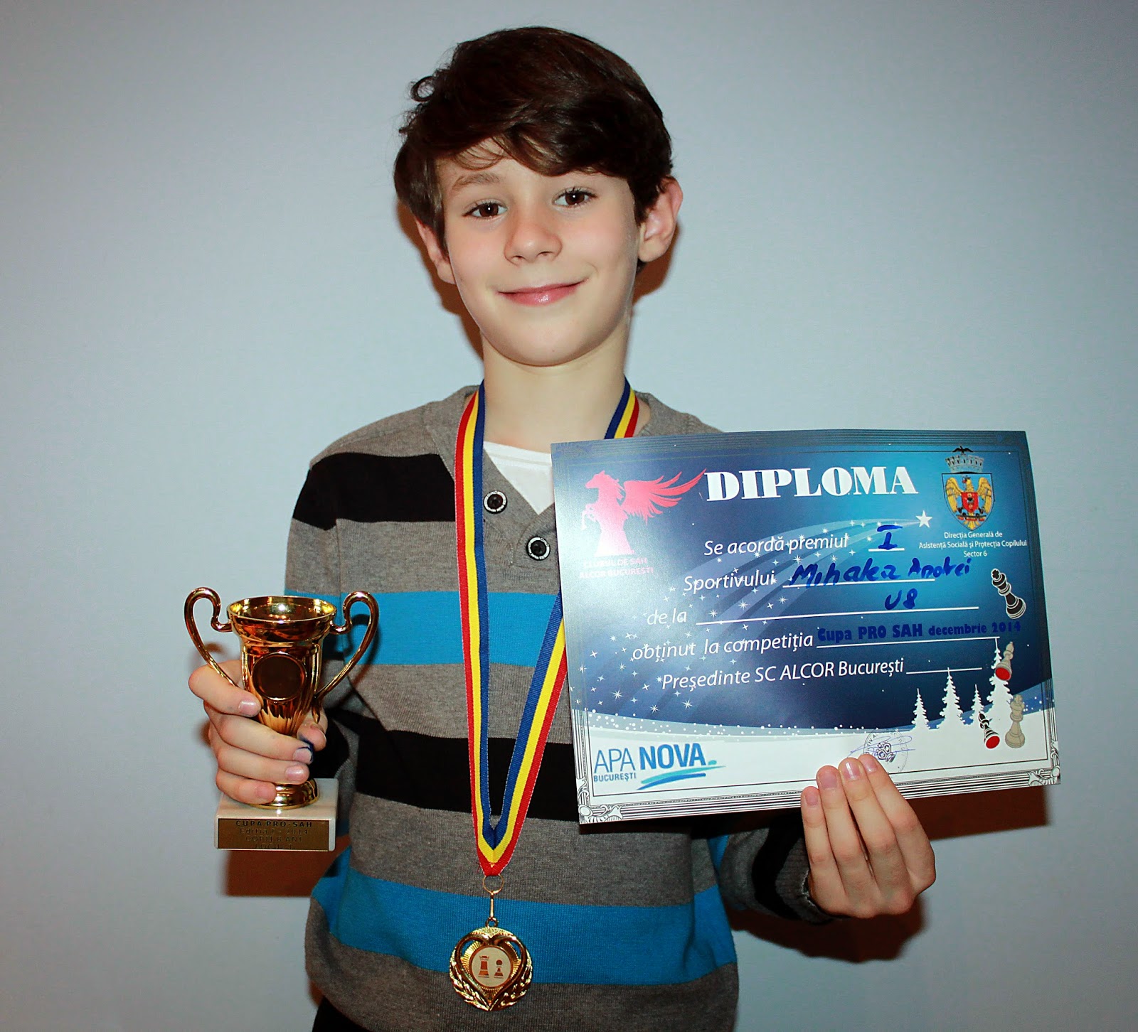 Locul 1 Cupa PRO Sah editia 1