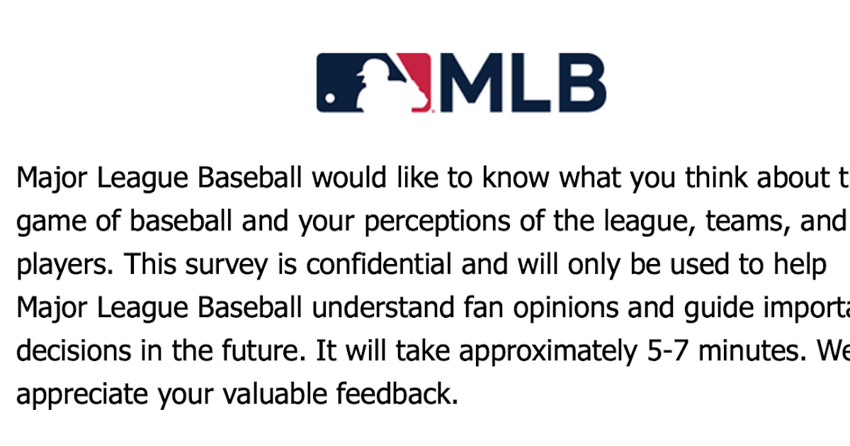 MLB Fan Survey Part 1