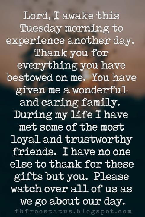 Tuesday Morning Quotes and Sayings with Pictures