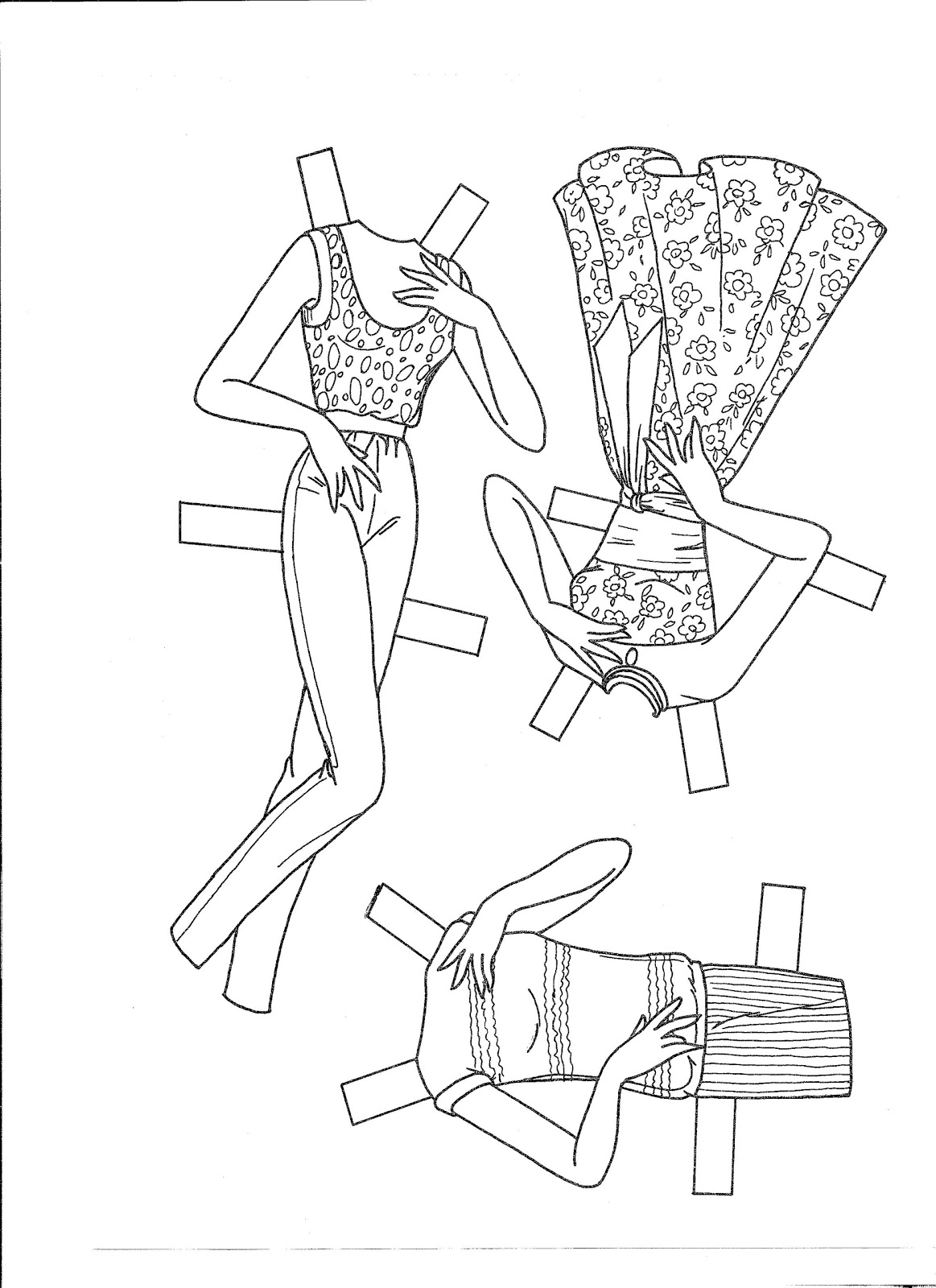 Mostly Paper Dolls Dress BARBIE For An Island Cruise