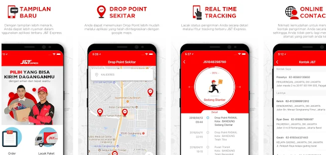 cara mudah mengecek pengiriman barang j&t dari Android