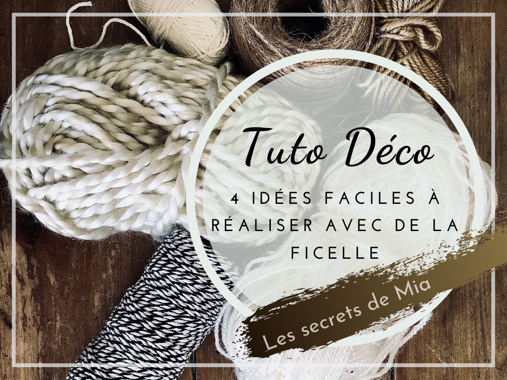 4 activités faciles à faire avec de la ficelle