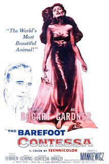 The movie poster for Joseph Mankiewicz's The Barefoot Contessa
