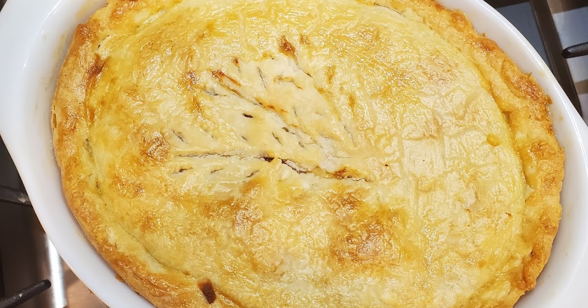 Grandpa Cooks Deep Dish Shrimp and Bay Scallop Pot Pie