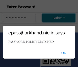 password policy matched