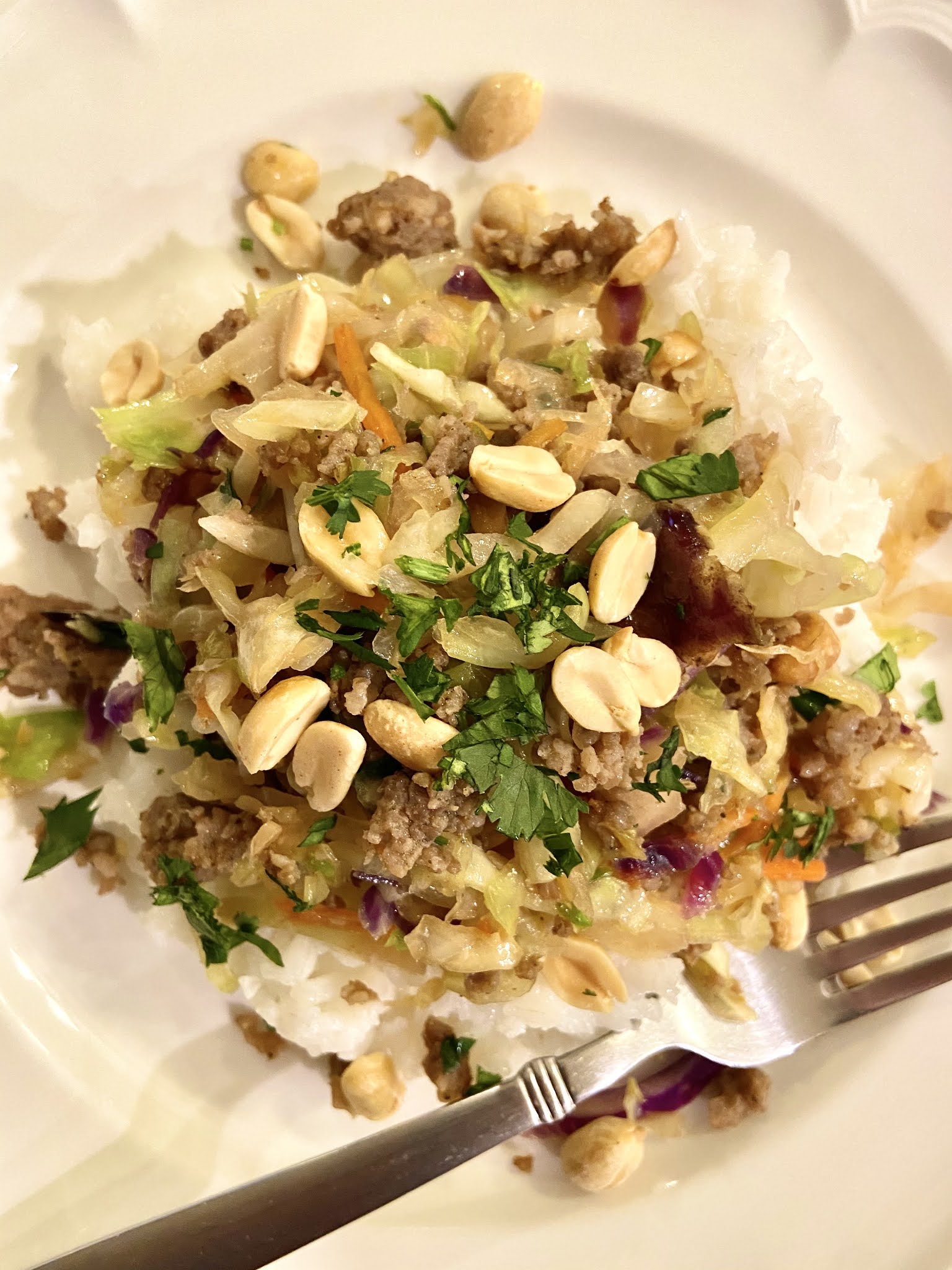 Sausage Egg Roll in a Bowl