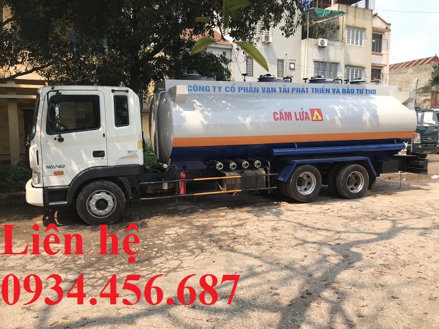 Xe bồn Hyundai HD240 xitec 21 khối chở xăng dầu Xe bồn Hyundai HD240 xitec 21 khối chở xăng dầu