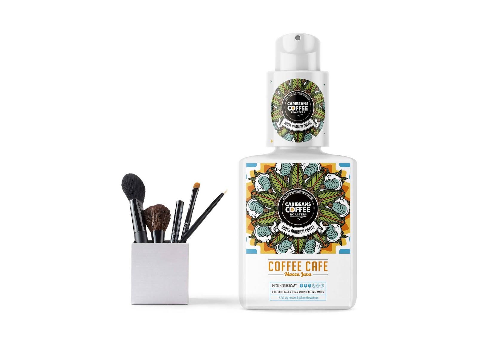 Pretty Nail Polish Bottle Label Mockup