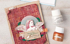 VIDEO: Stampin' Up! Tin Tile Embossing Folder & Angels on Earth Card ~ 2018 Holiday Catalog