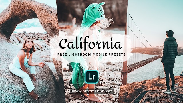 Free California lightroom presets for iPhone and desktop