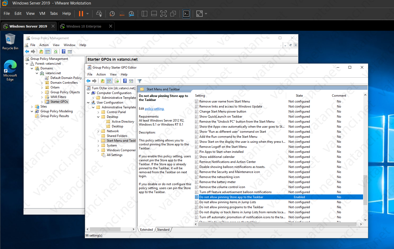 Active Directory Group Policy'de Starter GPOs Kullanımı