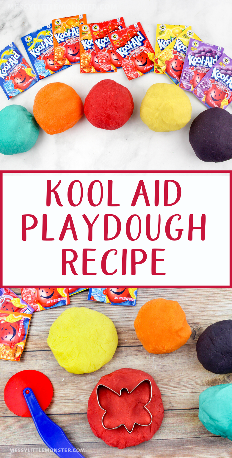 Easy Homemade Kool Aid Playdough Recipe