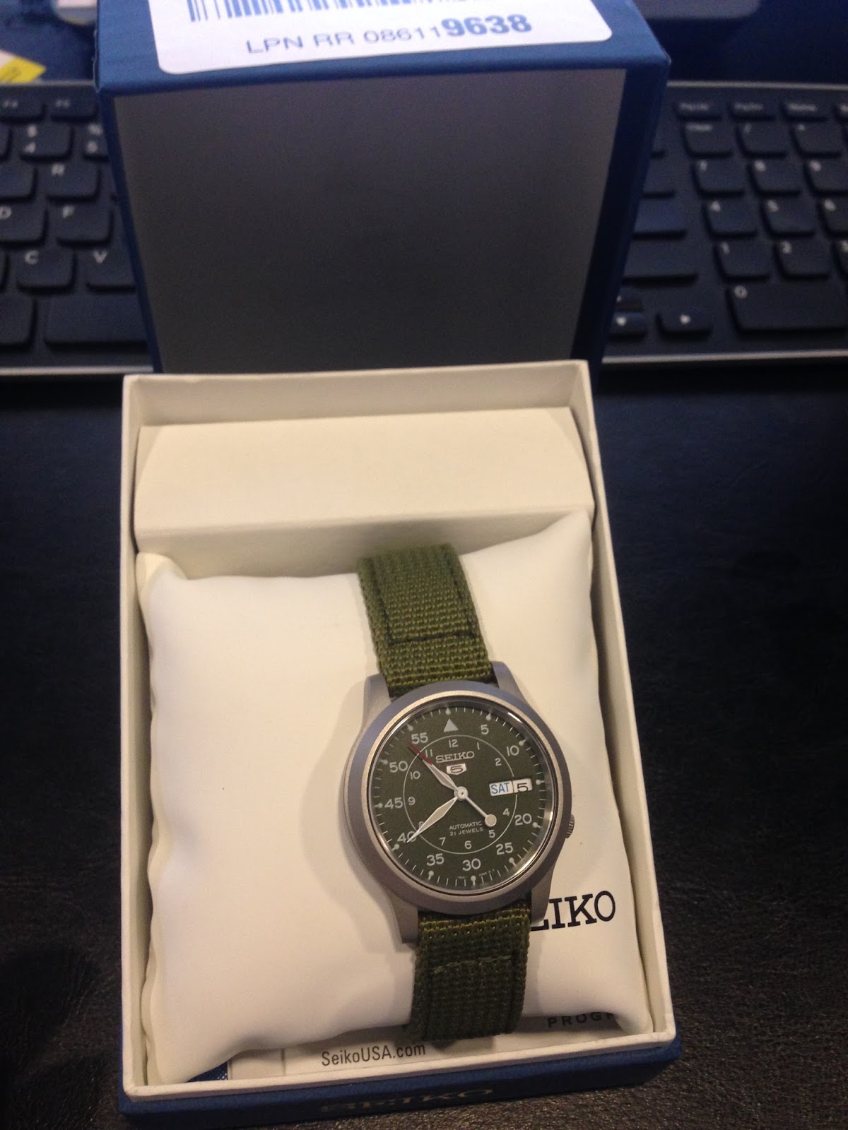 My Eastern Watch Collection Seiko 5 Snk805k2 Automatic Military Stainless Steel Watch With Olive Green Dial Canvas Strap A Universal Watch Everyone Can Use It A Review Plus Video