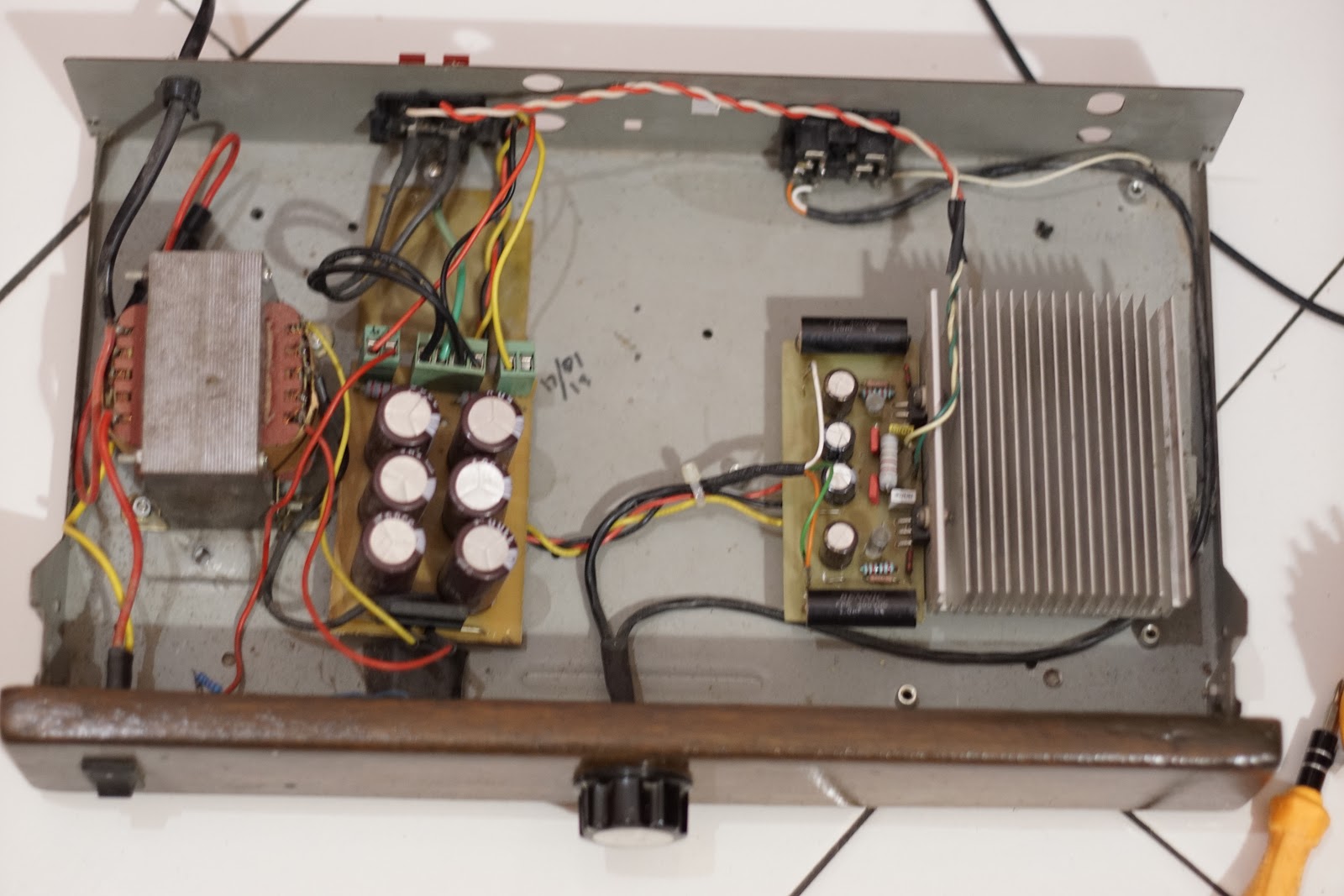 Dukun Elektro: PCB Stereo Amplifier Gainclone LM1875 Mark II