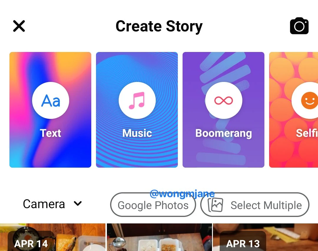 Facebook tests Google Photos integration with Stories