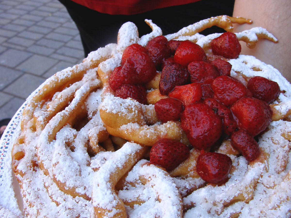 Pink Blossom List Cakes and Sweets Funnel Cakes
