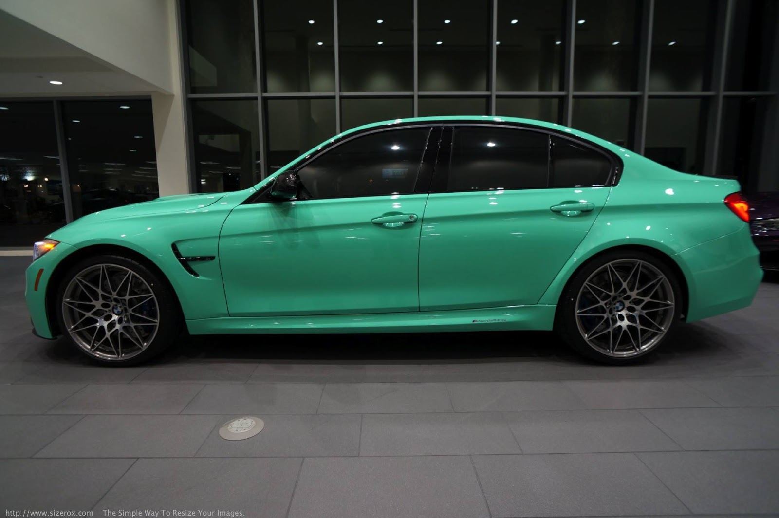 BMW m3 Mint Green