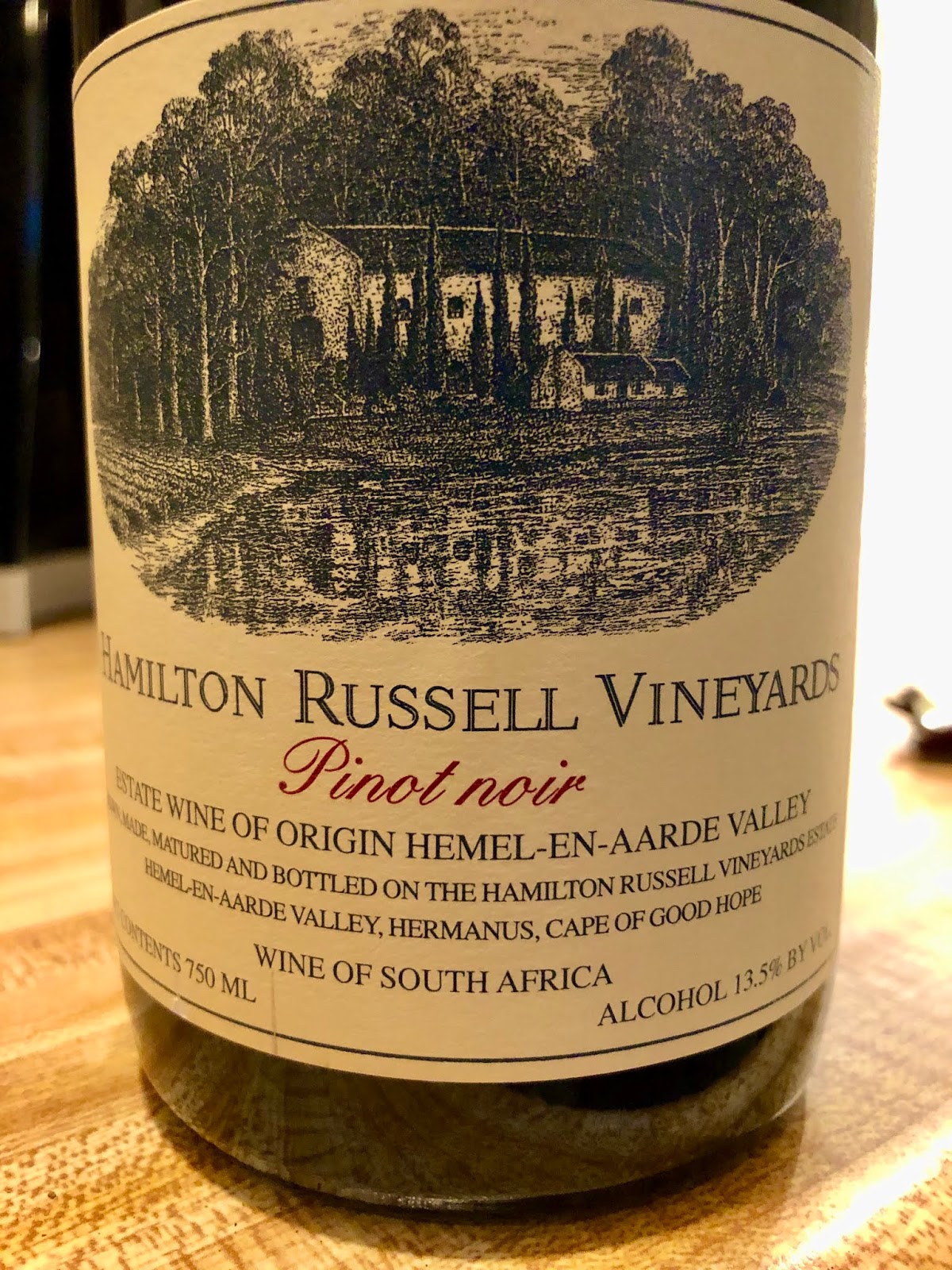 The Passionate Foodie Hamilton Russell Vineyards South African Pinot Noir