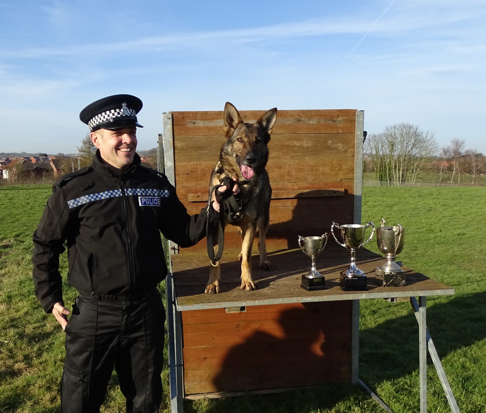 Cornwall, Devon and Dorset Police Dog Section Ben And Police Dog Ash