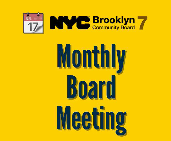 KARMABrooklyn Blog AGENDA FOR VIRTUAL COMMUNITY BOARD 7 PUBLIC MEETING