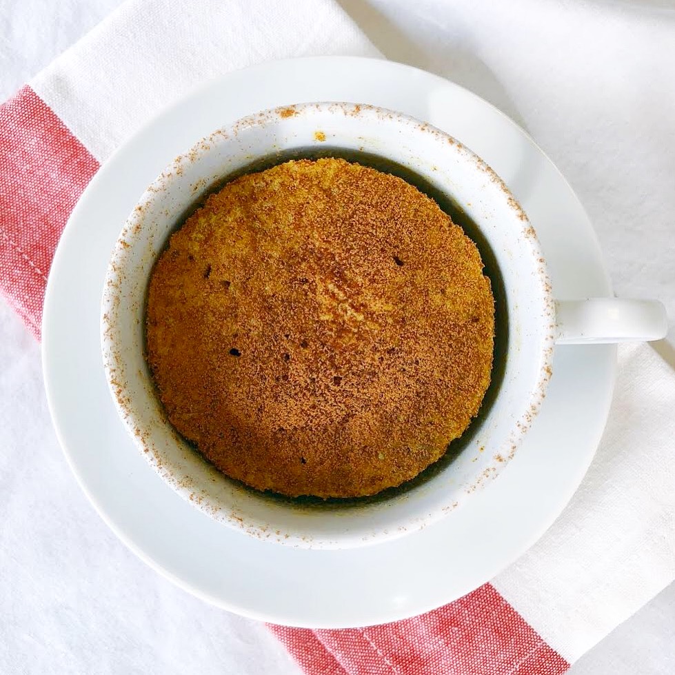 Keto Coffee Cake Mug Cake