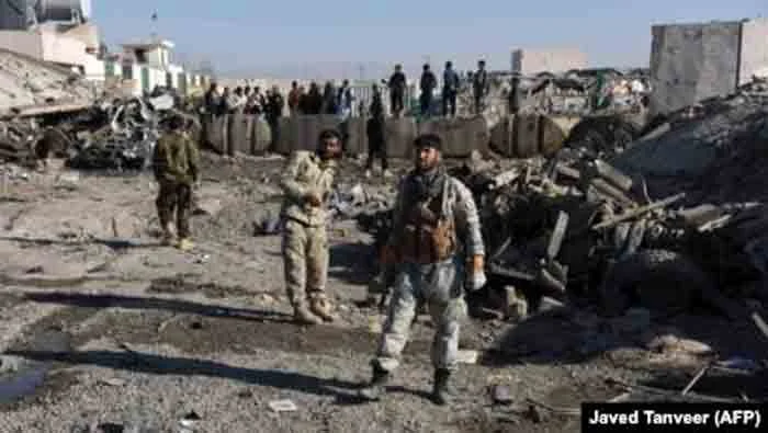 Dozens of Afghan security personnel killed in suicide attack, News, Afghanistan, Bomb Blast, Dead, Injured, Hospital, Treatment, Car, World.