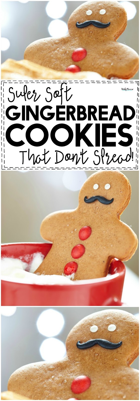 Soft Gingerbread Cookies that Don't Spread Food Recipes