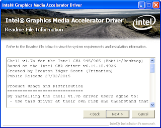 intel gma 3150 driver update