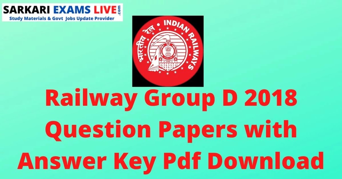 Railway Group D Previous Year Question Papers in Bengali