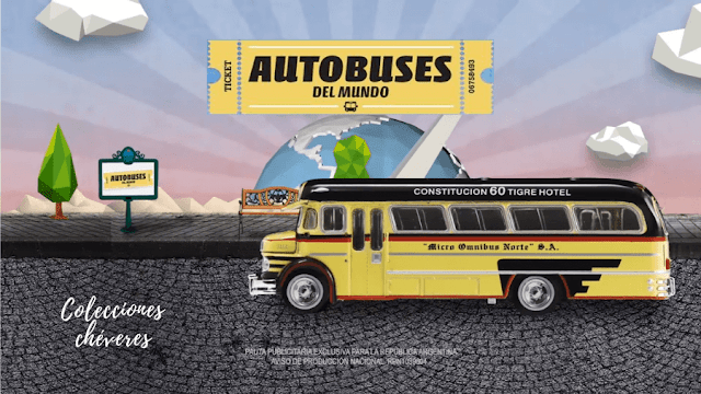 Colección Autobuses del mundo 1/72 La Nación Argentina
