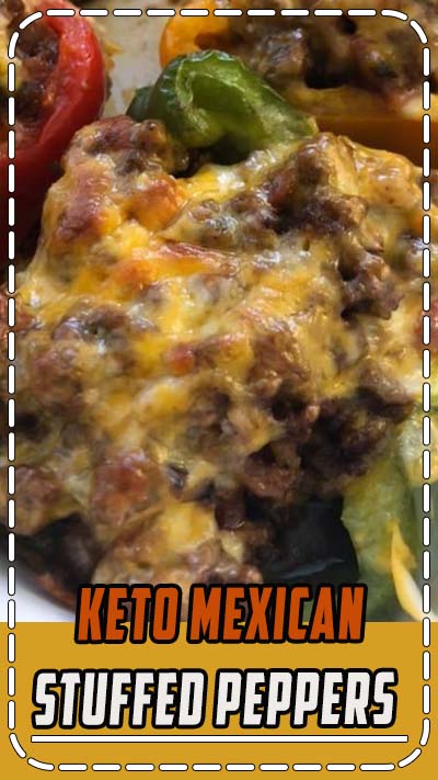 This Keto Mexican Stuffed Peppers recipe is sure to become a family favorite in your home! It's simple, delicious, and keto-friendly.