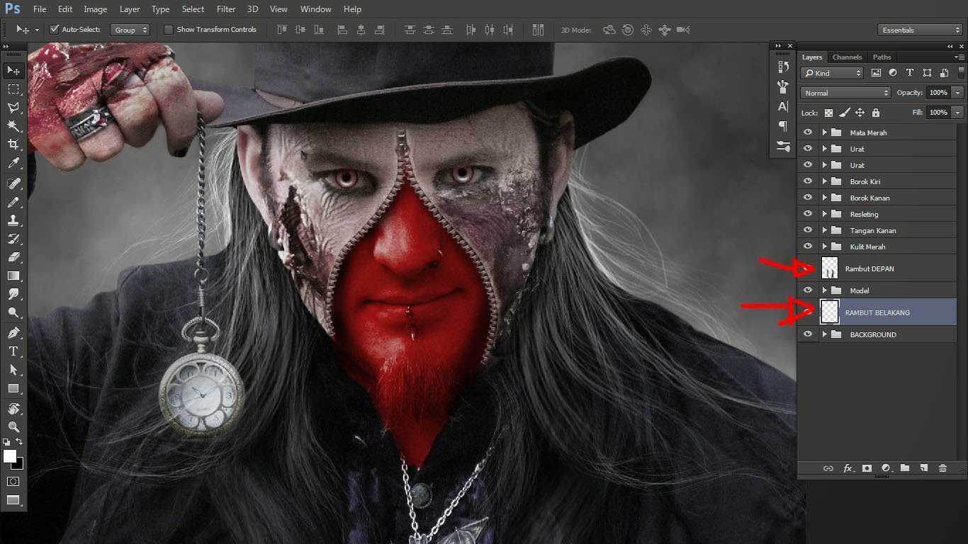 Extreme Tutorial Zombie dengan Photoshop %name Extreme Tutorial Zombie dengan Photoshop