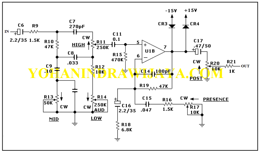 TONE CONTROL PEAVEY BASIC