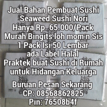 jual online nori bahan sushi halal murah jual online nori bahan sushi halal murah