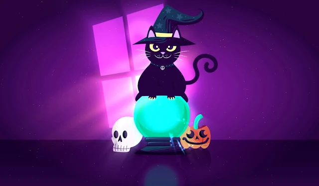 Magic Cat Halloween screen image