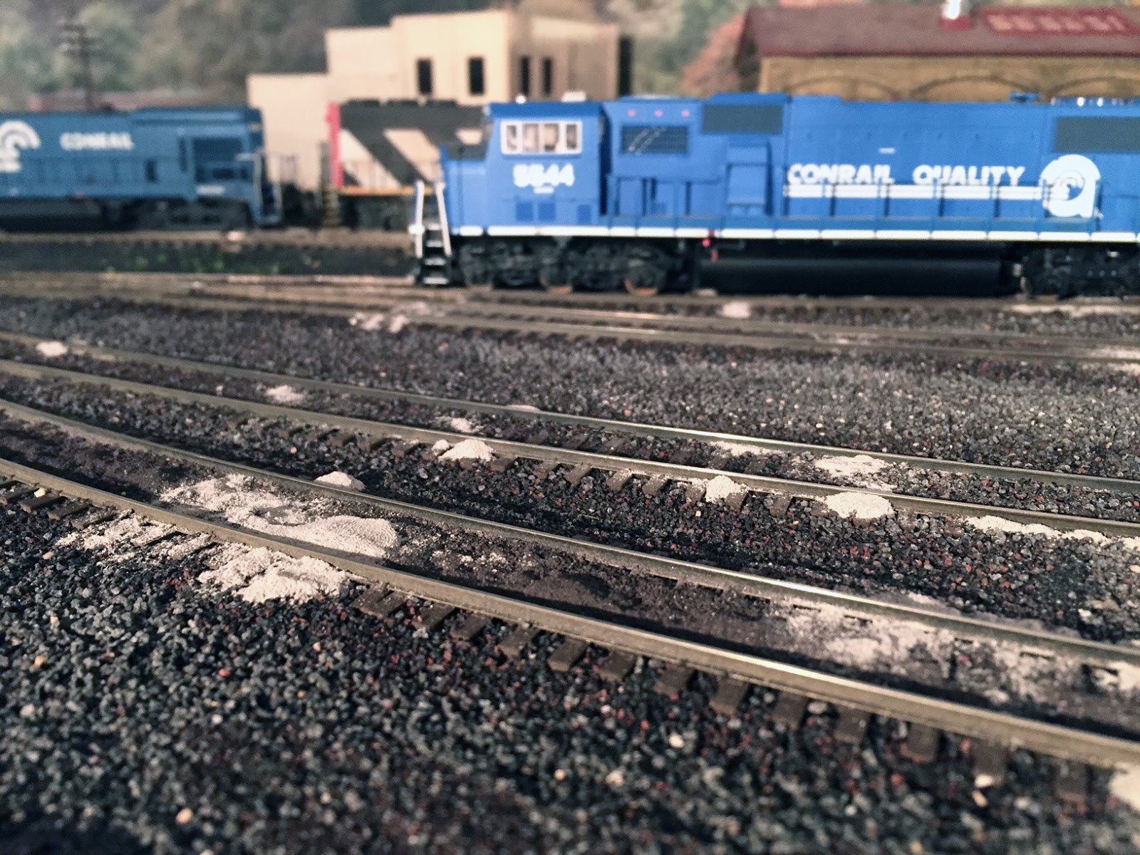 Conrail's Onondaga Cutoff Ballasting the Engine Yard