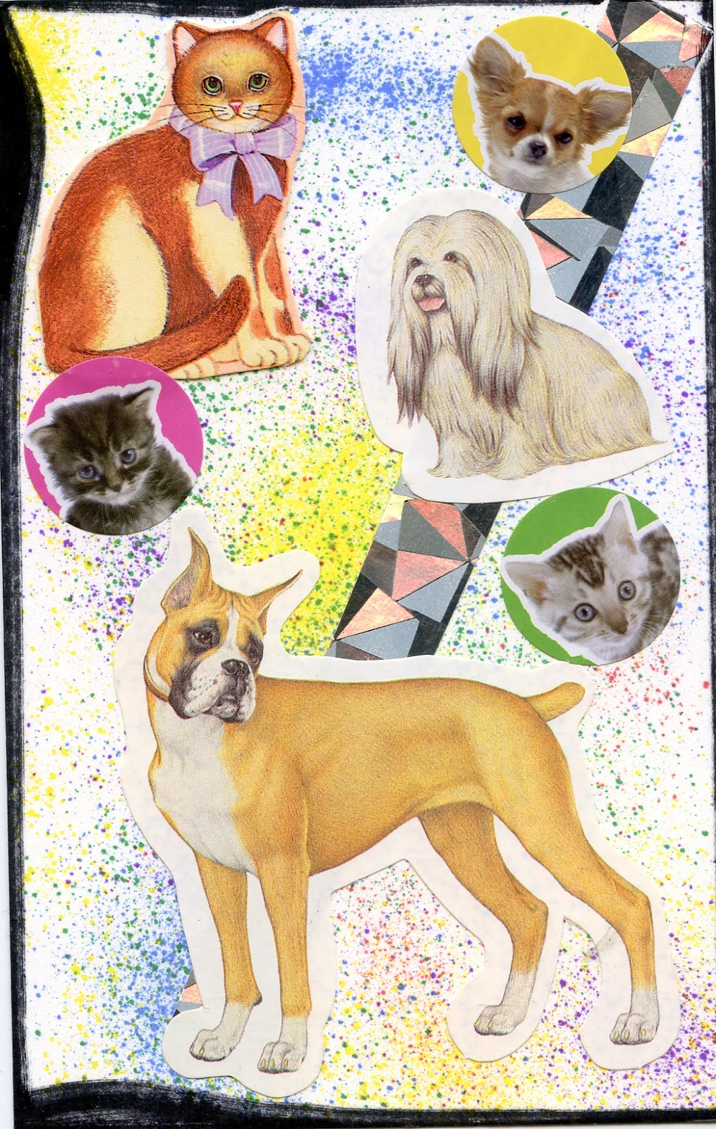 Mail me some art It's Reigning Cats and Dogs part 1