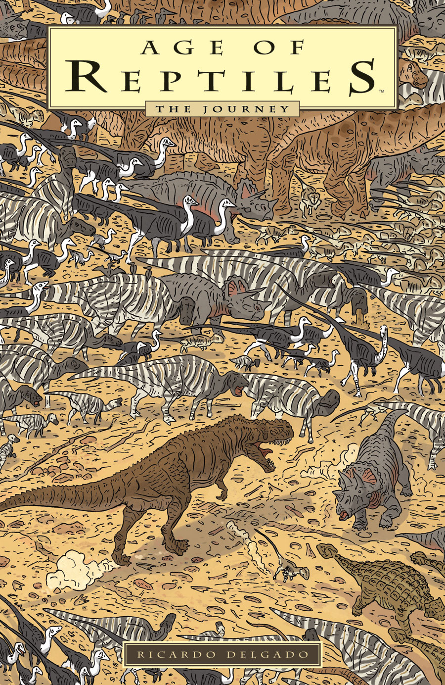 Richard Delgado's "Age of Reptiles: Omnibus" vol. 1: Dinosaurs